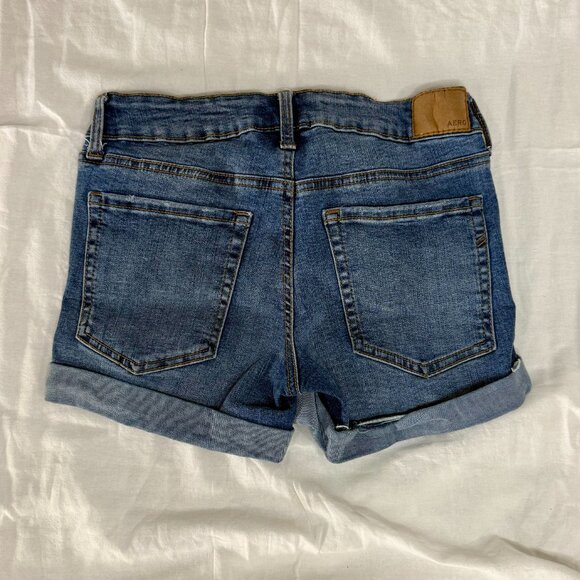 Aeropostale Seriously Stretchy Low-Rise Denim Shorts Size Large - Picture 6 of 14